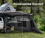 San Hima 270 Degree Awning With Side Wall Free-Standing Camping + "L" Bracket