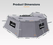 San Hima 270 Degree Awning With Side Walls