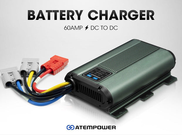 ATEM POWER 12V 60A DC to DC Battery Charger MPPT