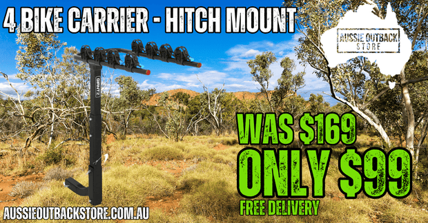 4 Bike Carrier – Hitch Mount, Foldable, Heavy-Duty