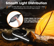 12V 1.3M LED Camping Strip Light Flexible 2835 SMD Amber