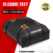 Fieryred Waterproof Car Roof Cargo Bag