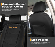 San Hima Car Seat Covers For Holden Commodore Full Set Double Cab 2013-2018