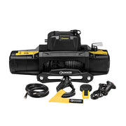Bunker Indust 12V Electric Winch 13000LBS/5897KGS Synthetic Rope Wireless Remote