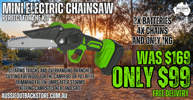 36V 3000W Mini Cordless Chainsaw 2X Battery-Powered Wood Cutter Rechargeable