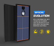 Atem Power 12V 130W Shingled Bifacial Solar Panel