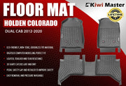 3D TPE Floor Mats for Holden Colorado Dual Cab 2012-2020