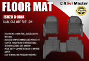 Kiwi Master 3D TPE Car Floor Mats Liner Fit Isuzu D-MAX DMAX Dual Cab UTE 2021+