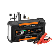 San Hima Jump Starter with Air Compressor 2500A Portable 12V Power Bank Pack