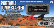 Portable Car Jump Starter 12V Lithium Battery Booster Pack Power Bank & Jumper Cables