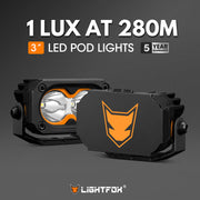 Lightfox 3 inch 1Lux@280m (Single) IP68 2,026LM