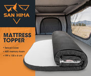 San Hima Camping Mattress Topper 199X130X6CM For Kalbarri Gen 2 Lite Roof Top Tent