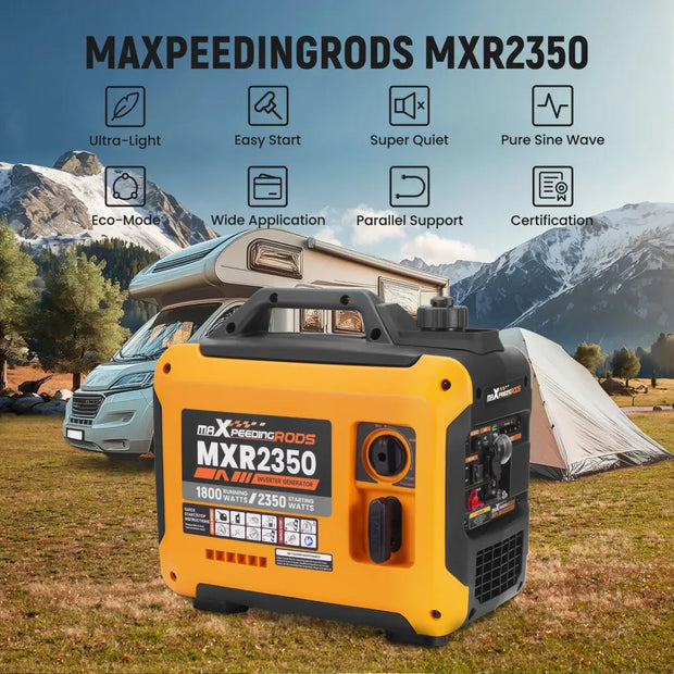 Maxpeedingrods 2kw Super Quiet Portable Inverter Generator