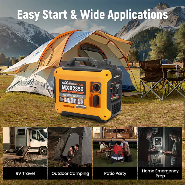 Maxpeedingrods 2kw Super Quiet Portable Inverter Generator