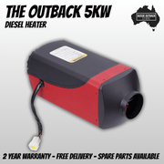 The Outback 12v Adjustable 5Kw Diesel Heater