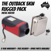 Outback Adjustable 5KW Diesel Heater Rugged Pack