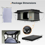 PRE ORDER San Hima Gibb Rooftop Tent Hardshell With Ladder Outdoor Waterproof Camping 4WD