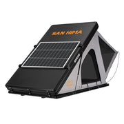 San Hima Kalbarri Roof Top Tent Hardshell With Roof Rack + 130W Solar Panel