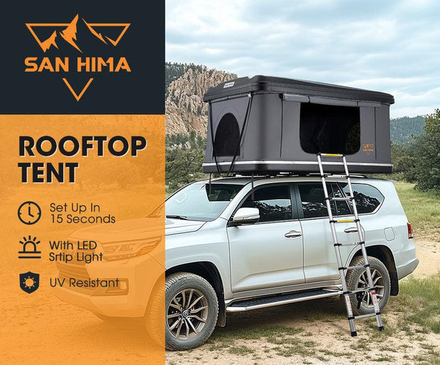 San Hima Jervis Loft Rooftop Tent Pop Up Hardshell With Ladder