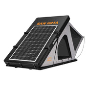 San Hima Kalbarri Roof Top Tent Hardshell With Roof Rack + 250W Solar Panel