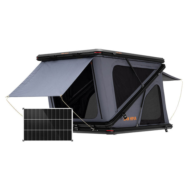 San Hima Kalbarri Z Roof Top Tent Hardshell With Ladder + 130W Solar Panel