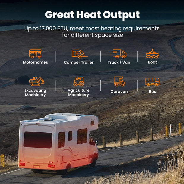 Outback Pro 5kw diesel heater Rugged Pack