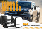 San Hima Pair Extendable Towing Mirrors For Volkswagen Amarok 2009-On