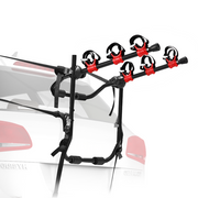 FIERYRED 3 Bike Rack Carrier Car Rear Universal Trunk Foldable