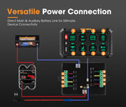 San Hima 8 Gang Bluetooth Switch Panel 12V/24V ON-OFF LED Control