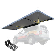 San Hima 180 Degree Awning Free Standing Car Camping 4x4 Awning With L Brackets