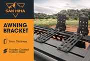 San Hima Long Awning "L" Brackets For 180 & 270 Awnings Powder Coated Steel