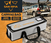 San Hima Canvas Storage Bag Weather Resistant 60cmx20cmx16cm