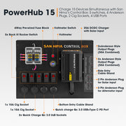 San Hima 12V 200Ah Lithium Iron Phosphate Battery Self-heating + 12V Control Box