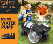 San Hima 12V Water Pump 12L/min Pressure Self Priming