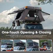 San Hima Kosci E-rise Electric Rooftop Tent Hardshell Automatic RTT