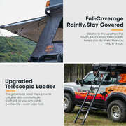 San Hima Kosci E-rise Electric Rooftop Tent Hardshell Automatic RTT