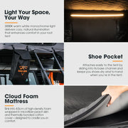 San Hima Kosci E-rise Electric Rooftop Tent Hardshell Automatic RTT