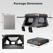 San Hima Kosci E-rise Electric Rooftop Tent Hardshell Automatic RTT