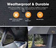 San Hima Kalbarri X Rooftop Tent Hardshell With Ladder + 130W Solar Panel