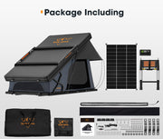 San Hima Kalbarri X Rooftop Tent Hardshell With Ladder + 130W Solar Panel