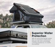 San Hima Kalbarri X Rooftop Tent Hardshell With Ladder + 250W Solar Panel