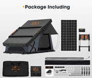 San Hima Kalbarri X Rooftop Tent Hardshell With Ladder + 250W Solar Panel