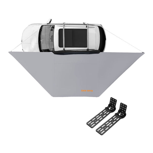 San Hima 180 Degree Free-Standing Awning With "L" Bracket 600D Double-Ripstop