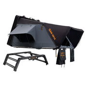 San Hima Jervis Pro Roof Top Tent Hardshell Side Opening + Universal Ute Tub Rack