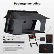 San Hima Kalbarri Side Rooftop Tent Hardshell Waterproof With Ladder Camping 4WD