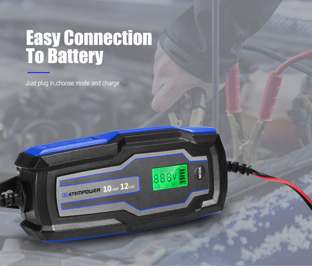 Smart Battery Charger 10A 6V/12V Automatic