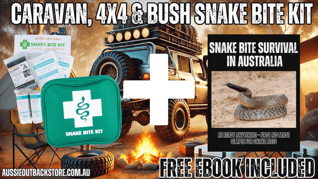 Caravan, 4x4 & Bush Snake Bite Kit – 9pc+ FREE EBOOK