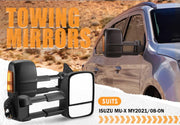 San Hima Extendable Towing Mirrors For Isuzu MU-X MY2021/08-ON