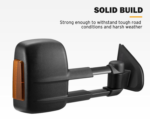 San Hima Extendable Towing Mirrors For Isuzu D-MAX DMAX 2020/08-ON