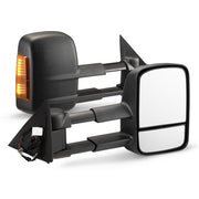 San Hima Pair Extendable Towing Mirrors For Nissan Patrol Y62 2013-Current